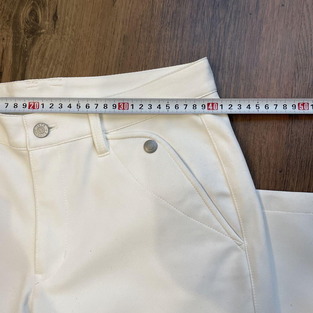 美品❗️JACK BUNNY ゴルフパンツ　ホワイトパンツ　サイズ4