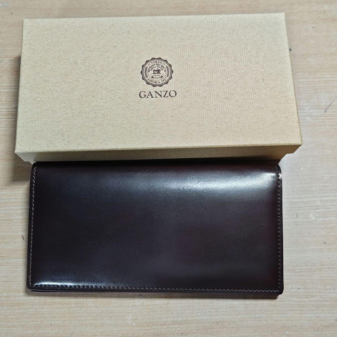 【新品】GANZO シェルコードバン2 小銭入れ付き長財布