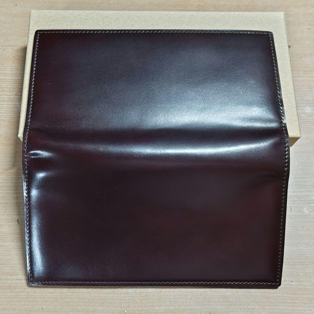 【新品】GANZO シェルコードバン2 小銭入れ付き長財布