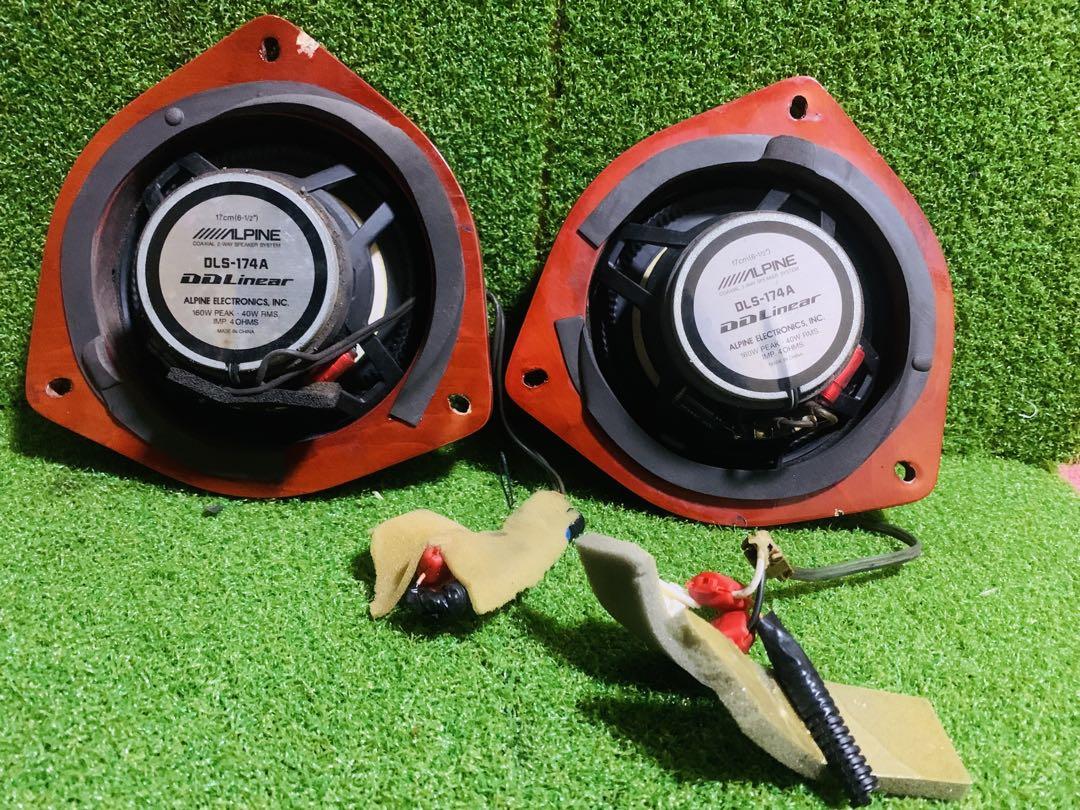 アルパイン DLS-174A DDリニア 17センチ スピーカー2ワエイ