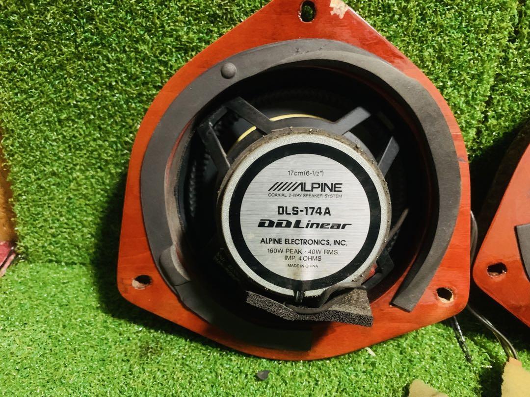 アルパイン DLS-174A DDリニア 17センチ スピーカー2ワエイ