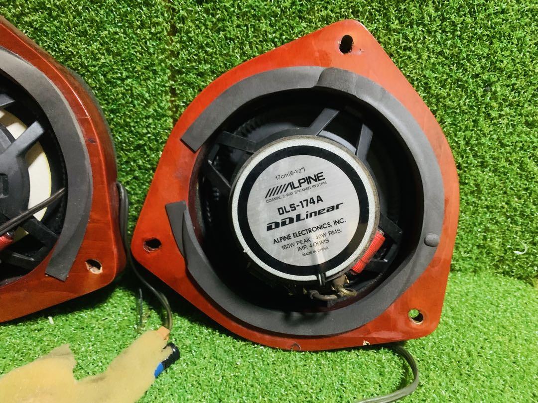 アルパイン DLS-174A DDリニア 17センチ スピーカー2ワエイ
