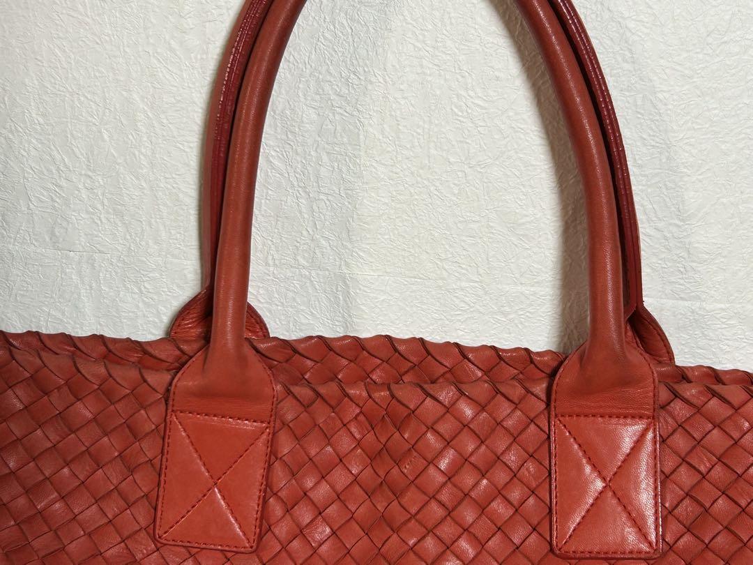 ボッテガヴェネタ カバPM レッド系 USED イントレチャート