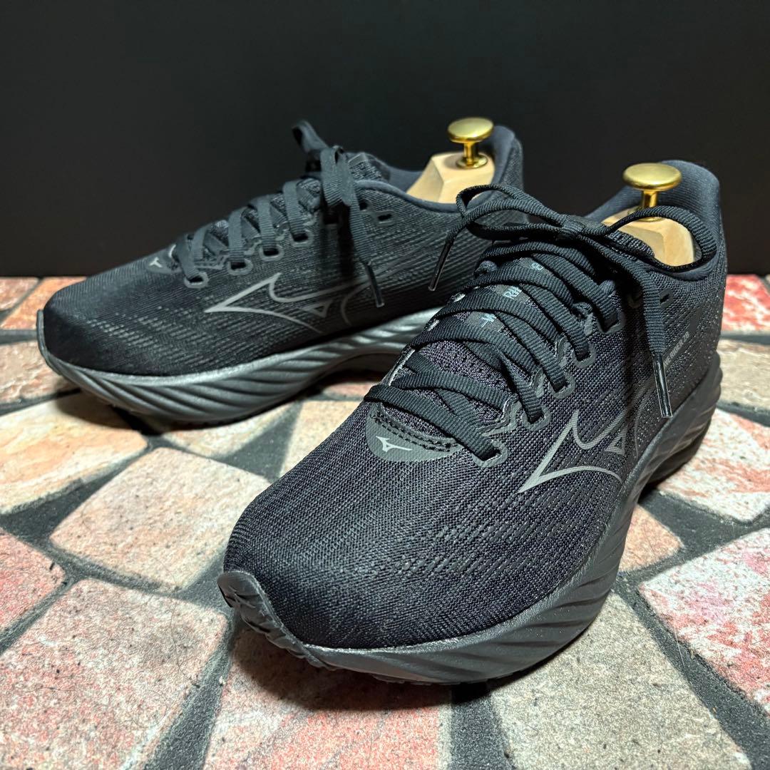 Mizuno Wave Rider 28 ランニングシューズ 黒MIZUNO