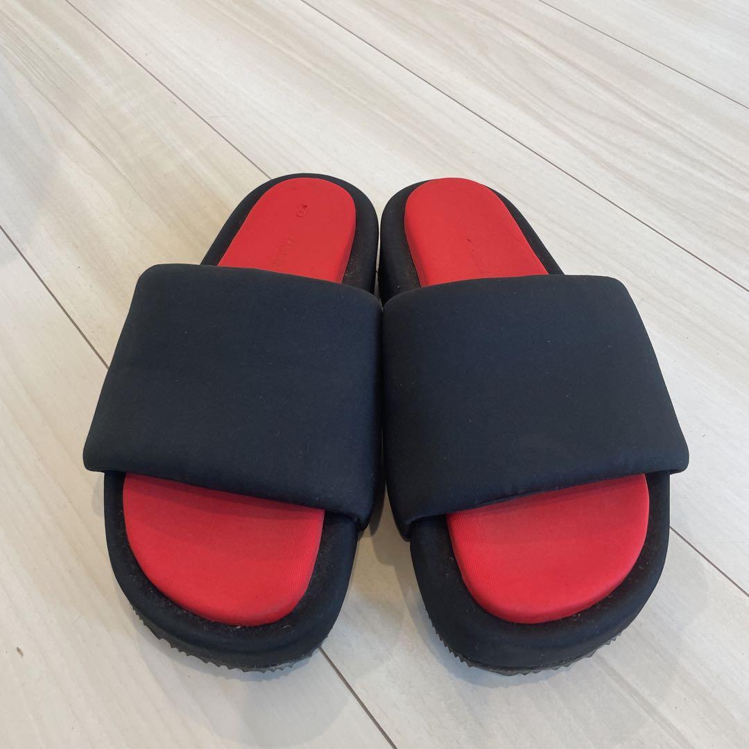 adidas Y3 ワイスリー 黒赤 サンダル 24.5 5,115円