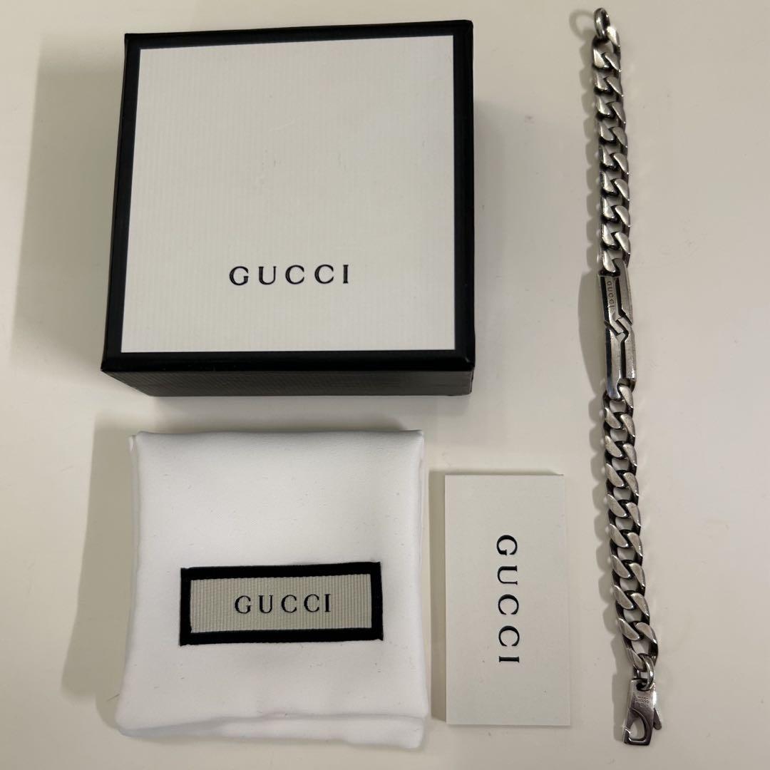 グッチ ブレスレット ノット シルバー925 18