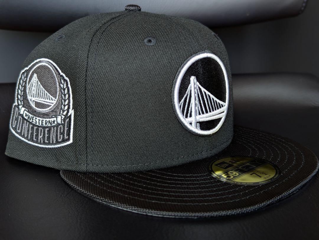 ニューエラ 59FIFTY NBA ウォリアーズ 7 1/2 ASV ブラック