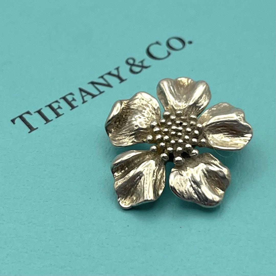 【美品】TIFFANY&Co.  ヴィンテージ  フラワーピンブローチ