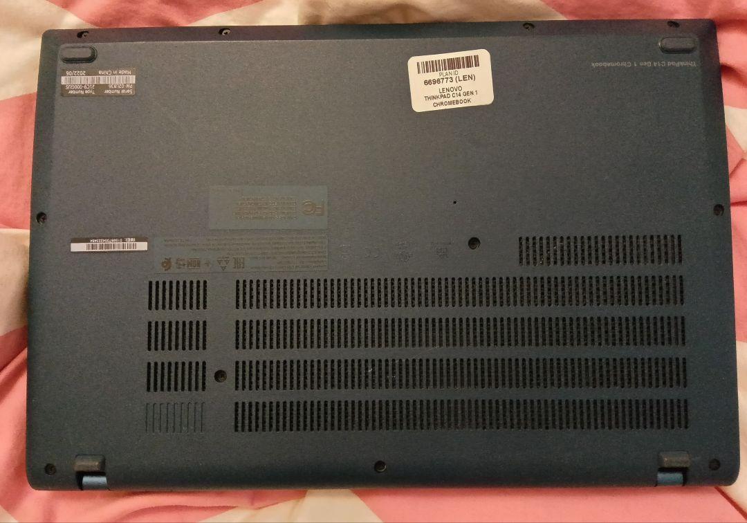 Chromebook本体 Lenovo ThinkPad C14 Chromebook (4G LTE)