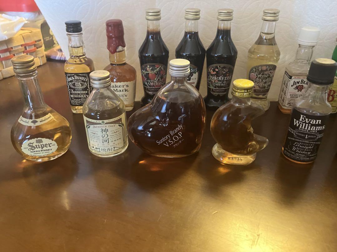ウイスキー、焼酎、ブランデー