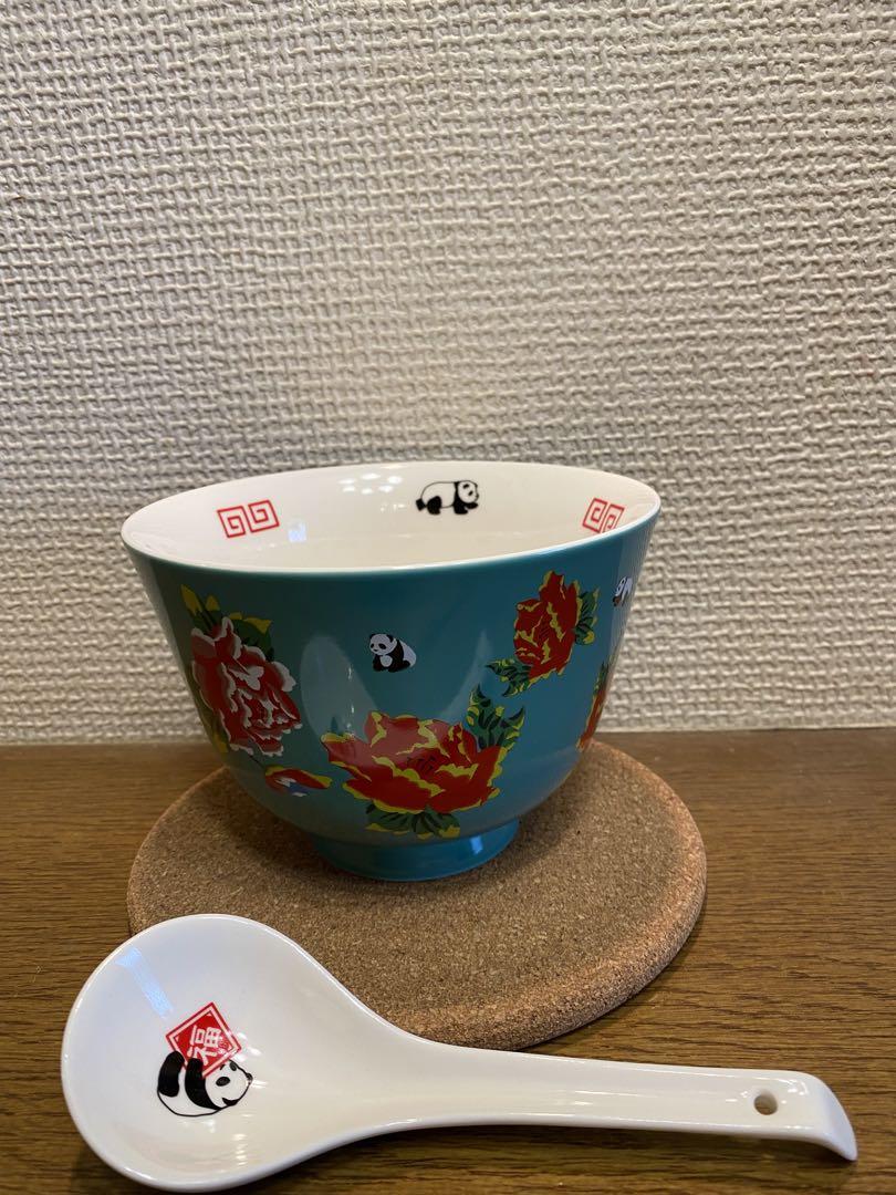 カルディ限定商品台湾客家柄椀と匙