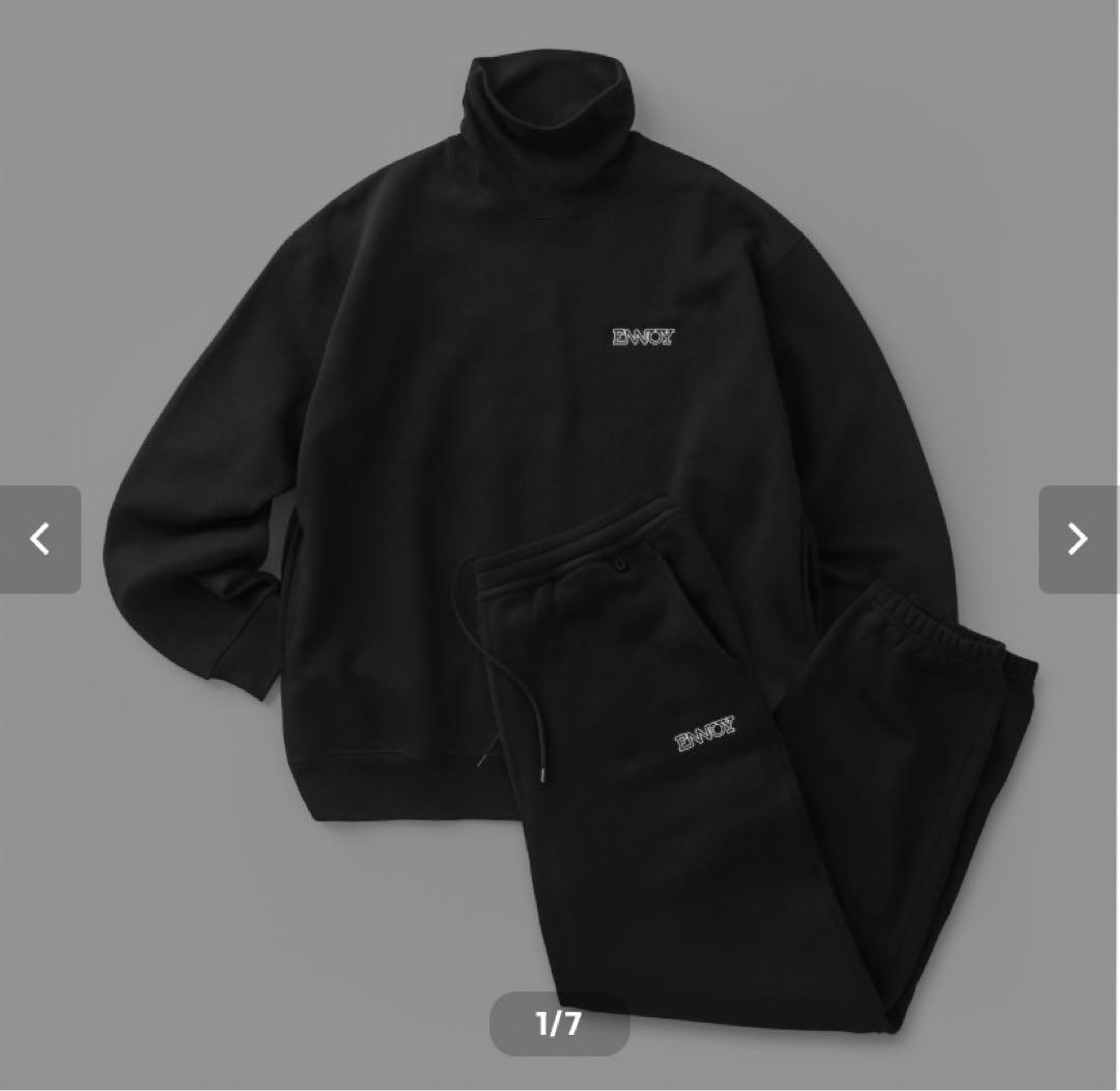 トップス ennoy ELECTRIC LOGO TURTLENECK