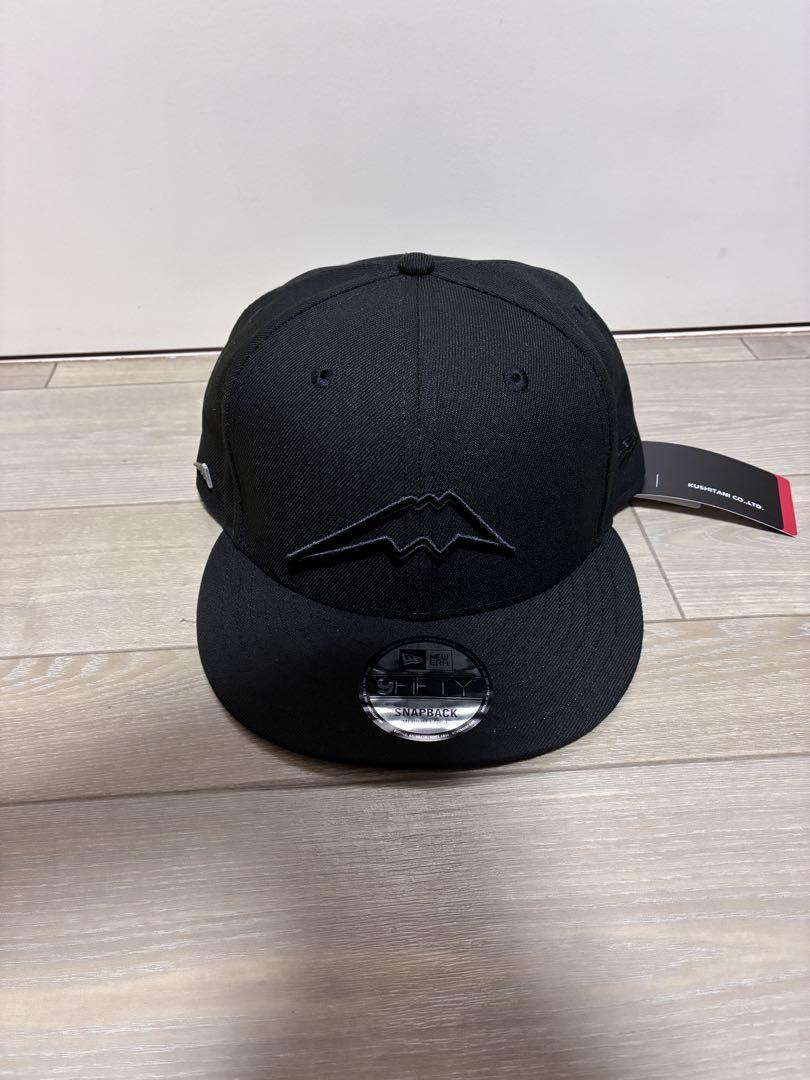 クシタニNEWERAコラボ限定品P-5102 9FIFTY 950ブラックアウト