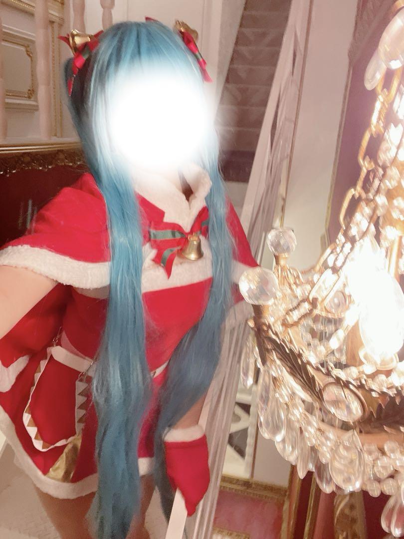 初音ミク コスプレ フルセット クリスマス サンタ ウイッグ 即コス 衣装一式