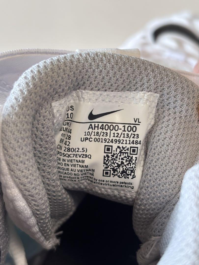 Nike アメリカンフットボール スパイク ホワイト　29㎝