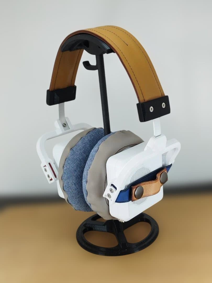 手作り オーバーイヤー有線ヘッドホン目立った傷や汚れなし