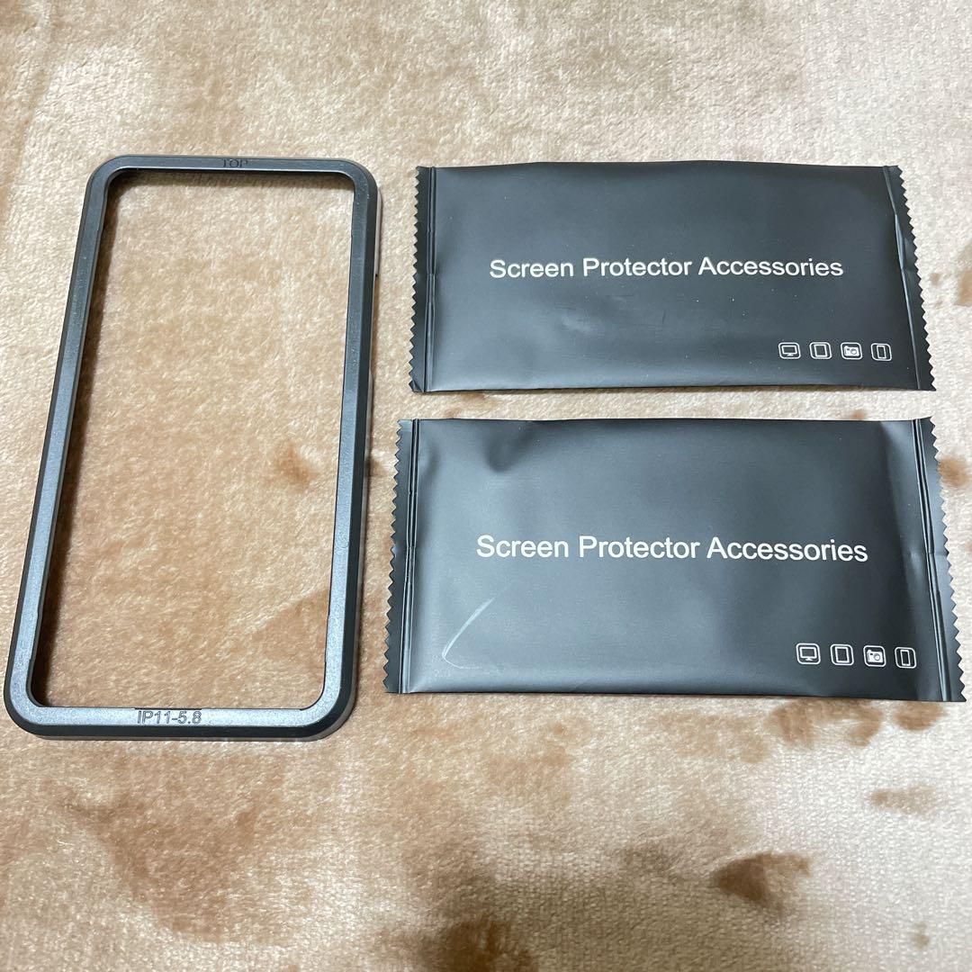 iPhone 11Pro/Xs/X 用 ガラスフィルム 2枚入り