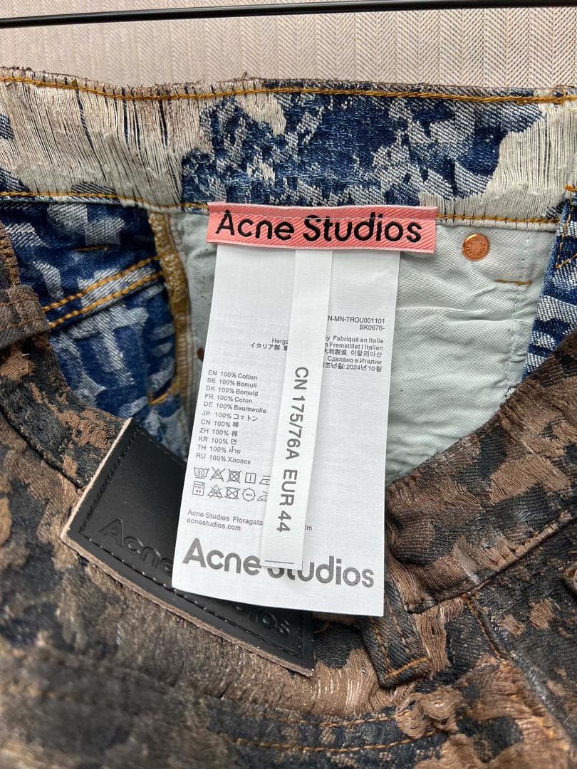 Acne Studios ストレートデニム ブラウン・ブラック 新品タグ付き