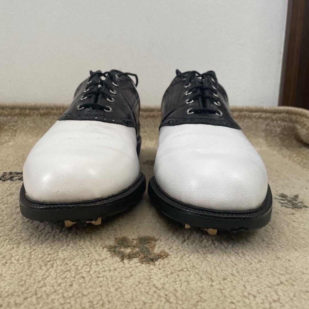 フットジョイ アイコン 白黒 26.5 W シューズ(男性用) フットジョイ アイコン 白黒 26.5 W シューズ(男性用)
