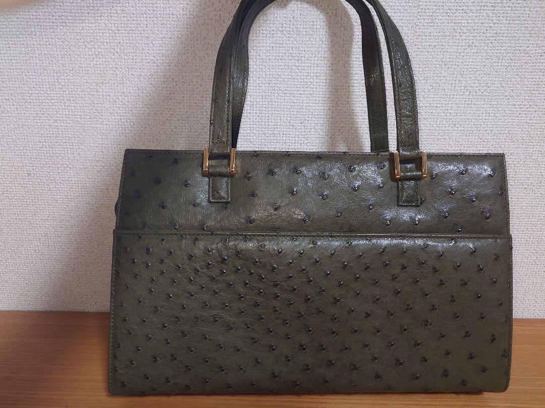 ハンドバッグ オーストリッチ