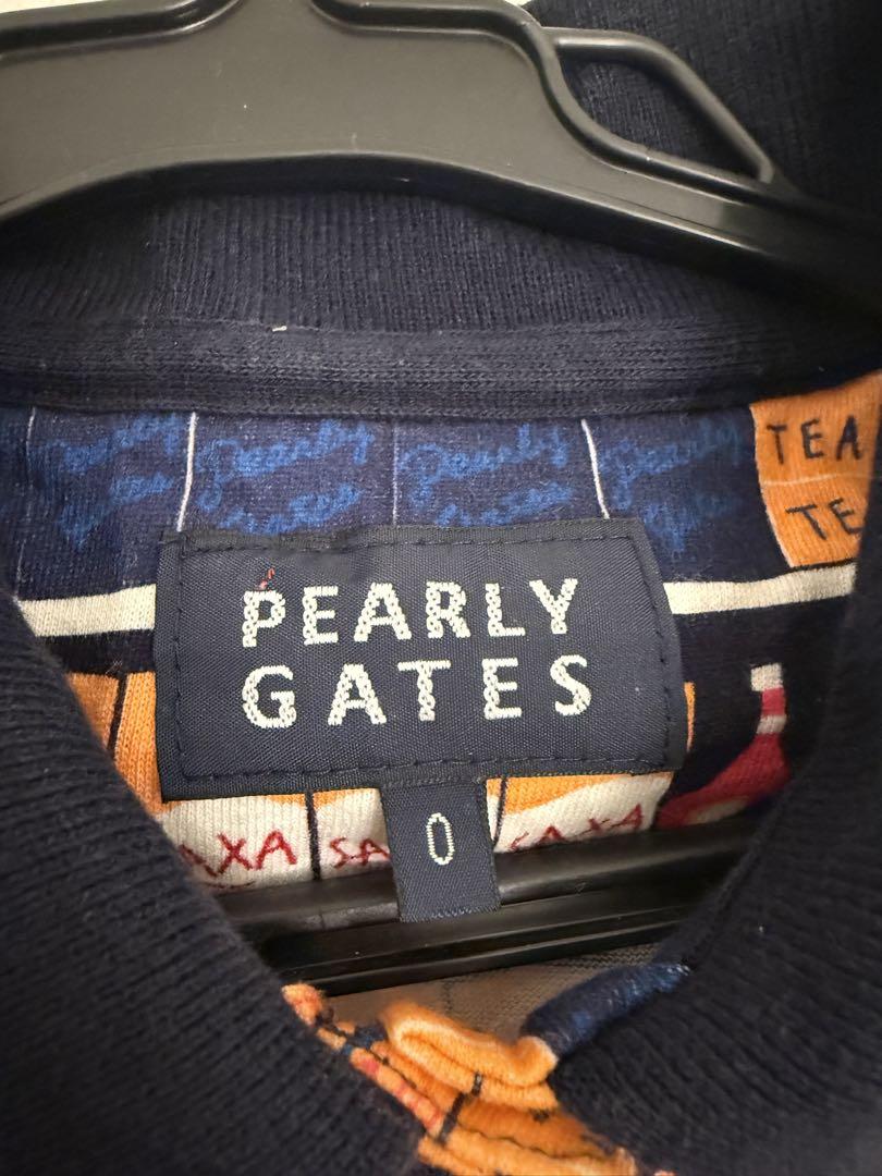 PEARLY GATES ボトル柄 ノースリーブポロシャツとショートパンツセット