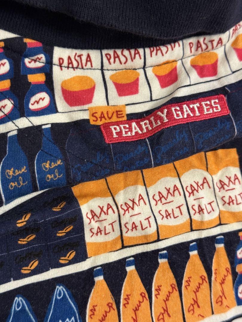PEARLY GATES ボトル柄 ノースリーブポロシャツとショートパンツセット