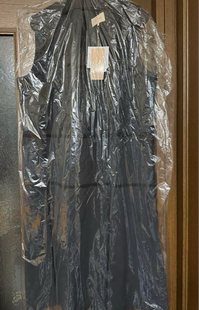 サマーセール。 ローズティアラ 46 黒 ワンピース リネン2XL(3L)・Rose Tiara