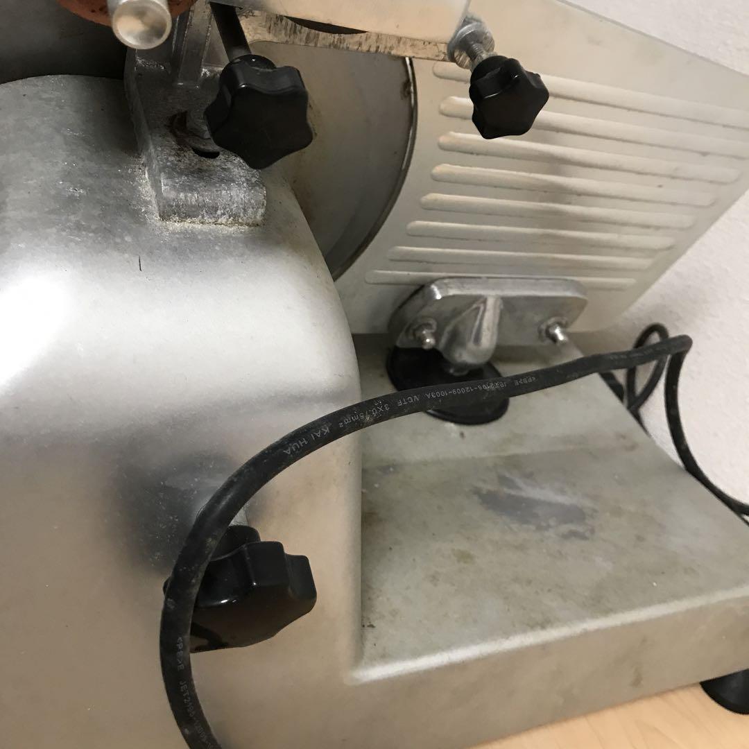 業務用 ミートスライサー 100V TBMS-250N 回転刃25cm