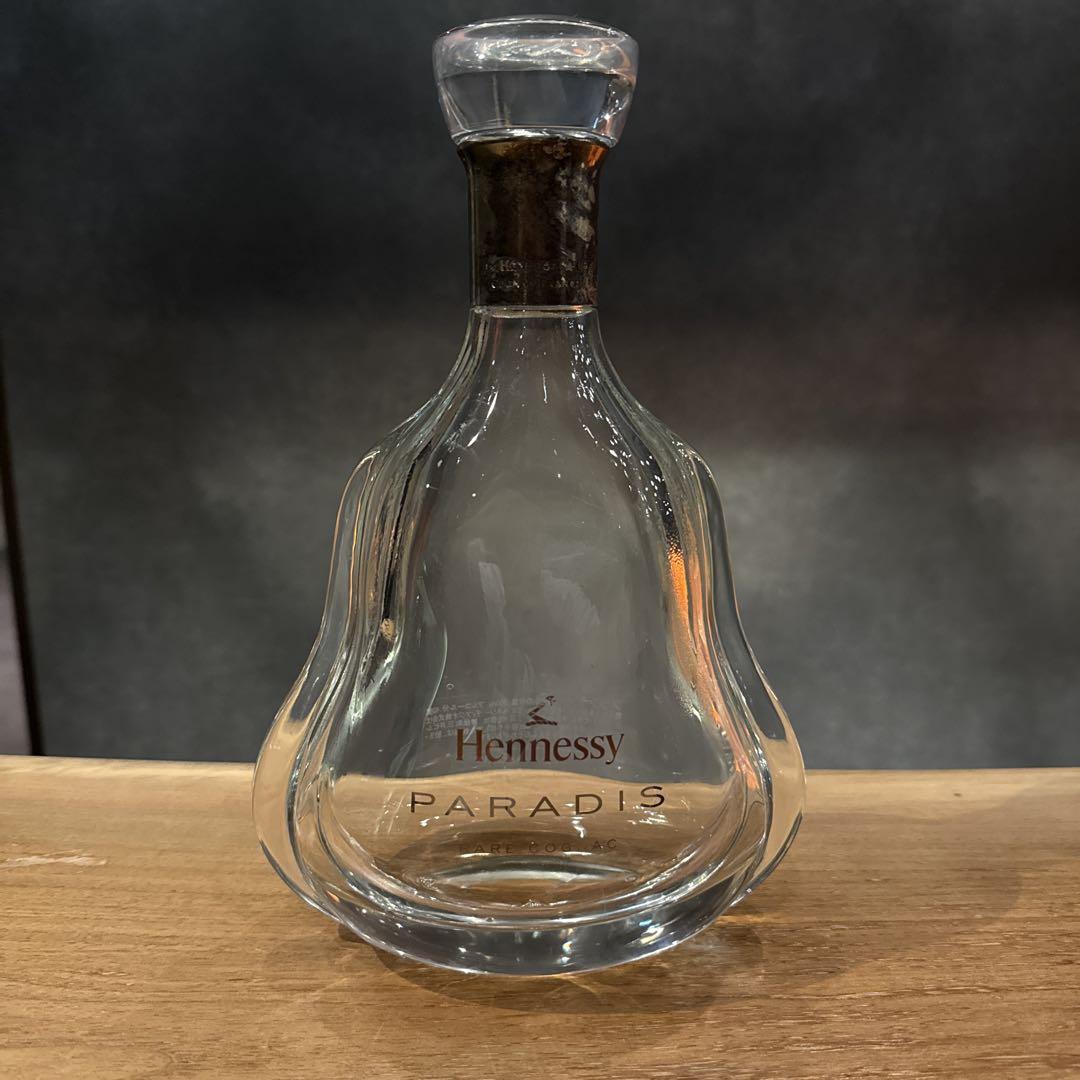 Hennessy Paradise ブランデー ガラスボトル Hennessy PARADIS ガラスボトル - メルカリ