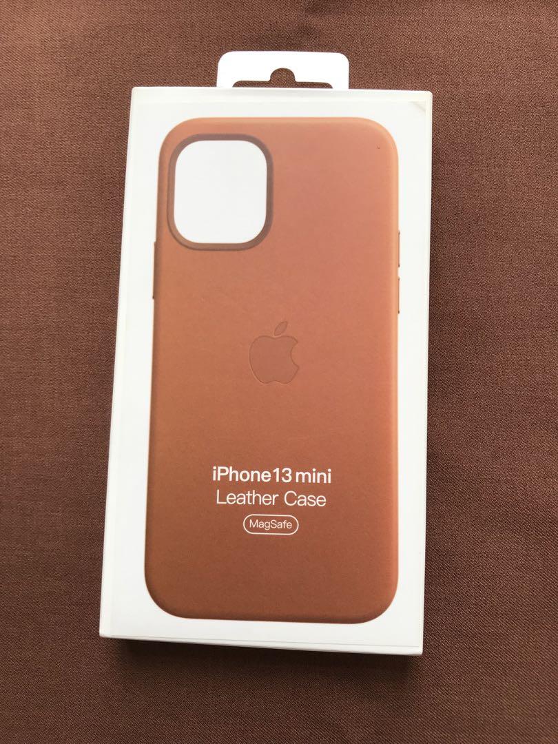純正未使用iPhone 13 mini レザーケース ゴールデンブラウン