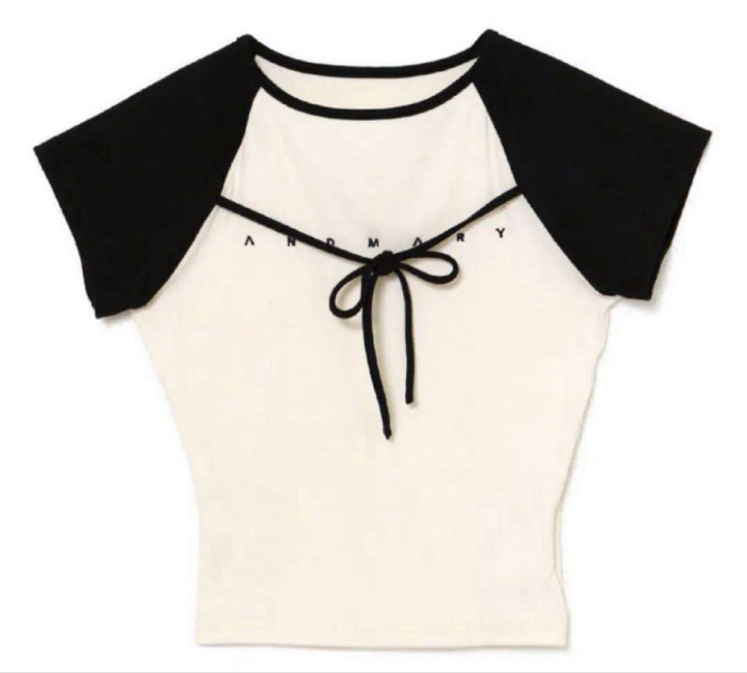 トップス andmary Alma ribbon tops Alma ribbon tops