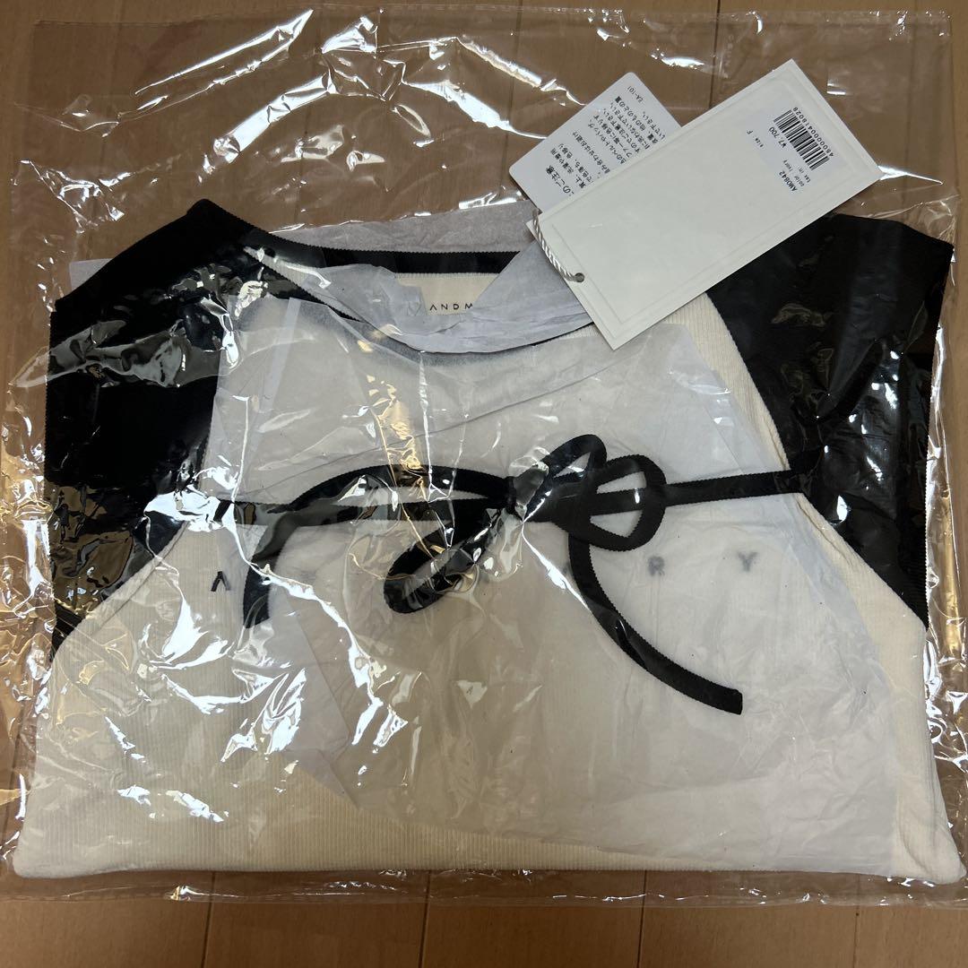 andmary alma ribbon tops アイボリー 正規品 andmary Alma ribbon tops ivory アイボリー - メルカリ