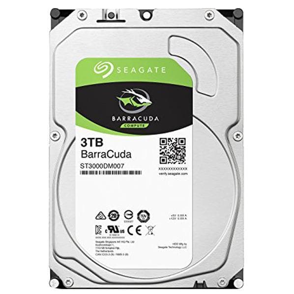 Seagate BarraCuda 3.5 3TB 内蔵HDD SATA