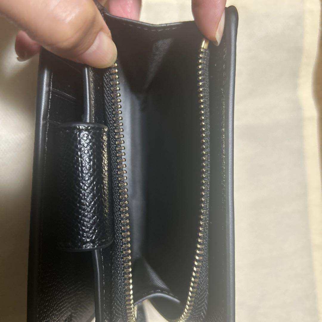 COACH 二つ折り財布 黒 レザー COACH 二つ折り財布 黒 レザー - 小物セール