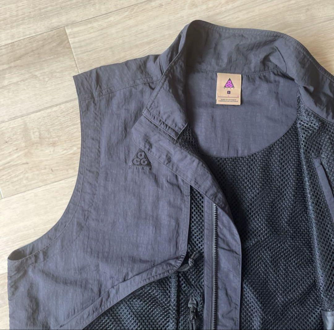 週末価格＊nike acg メッシュベスト フィッシングベスト - メルカリ