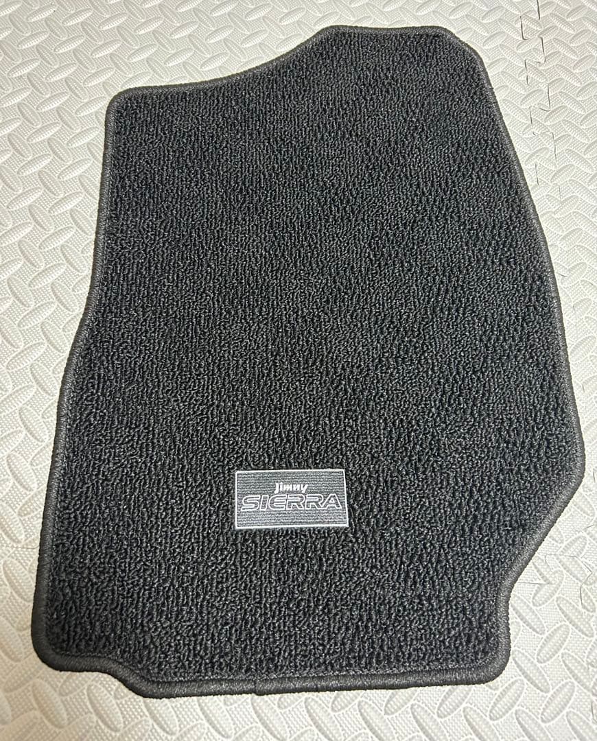 ジムニーシエラJB74 AT車フロアマット4セット ブラック BRIGHTFACE_UK