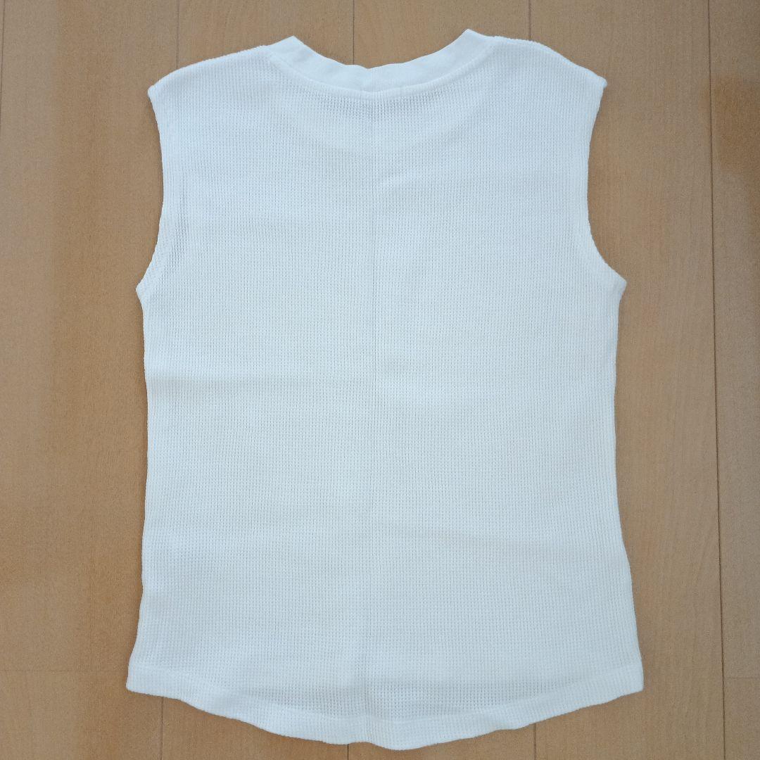 ホワイト ノースリーブ Tシャツ Mサイズ - メルカリ