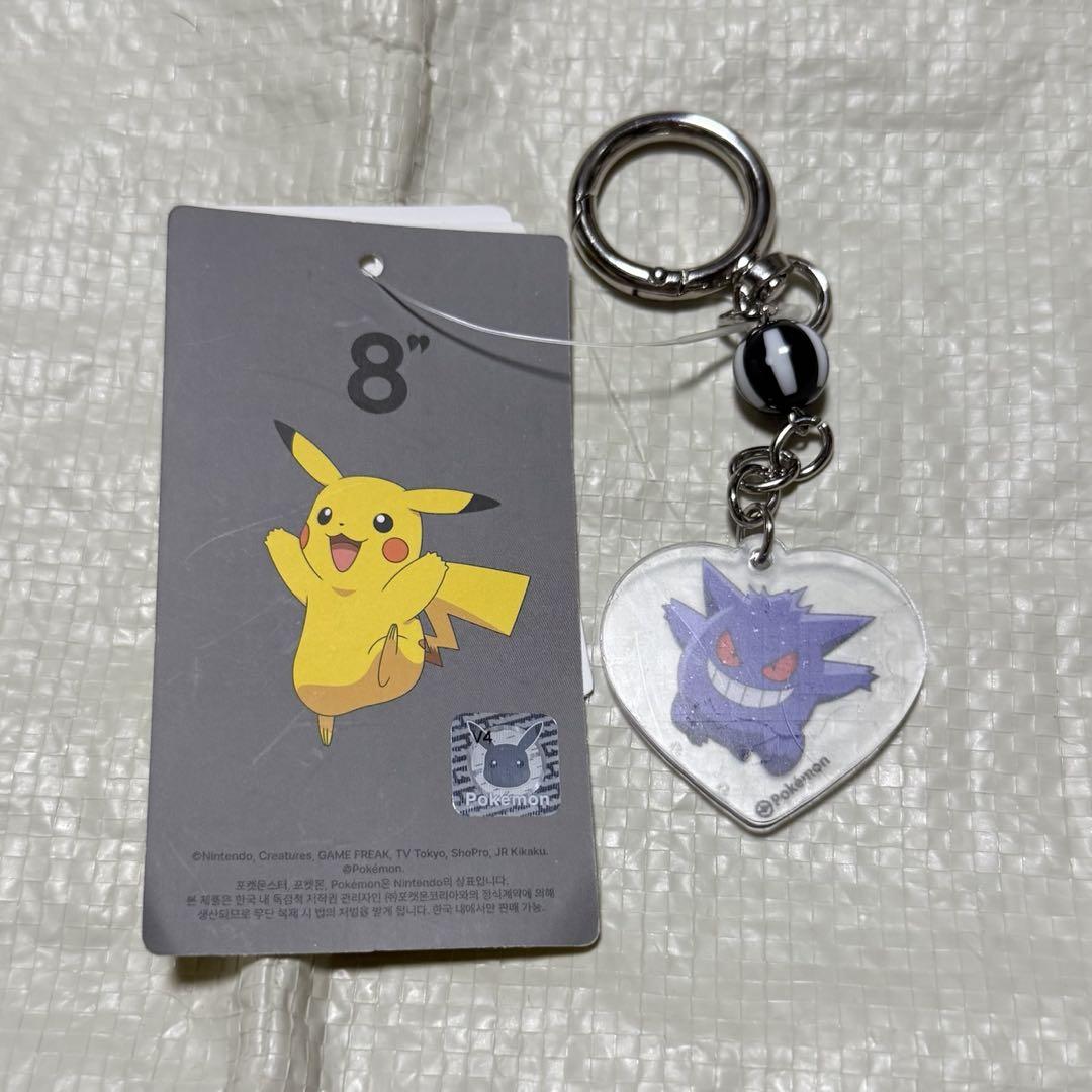 8seconds 韓国限定 ポケモン ゲンガー キャップ キーリング 8seconds 韓国限定 ポケモン コラボ ゲンガー キーホルダー