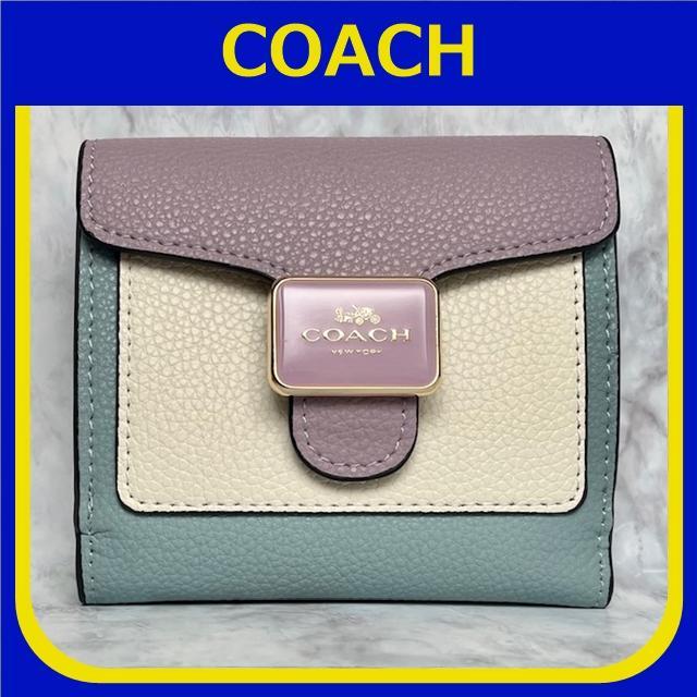 COACH コーチ ペッパー ウォレット カラー ブロック