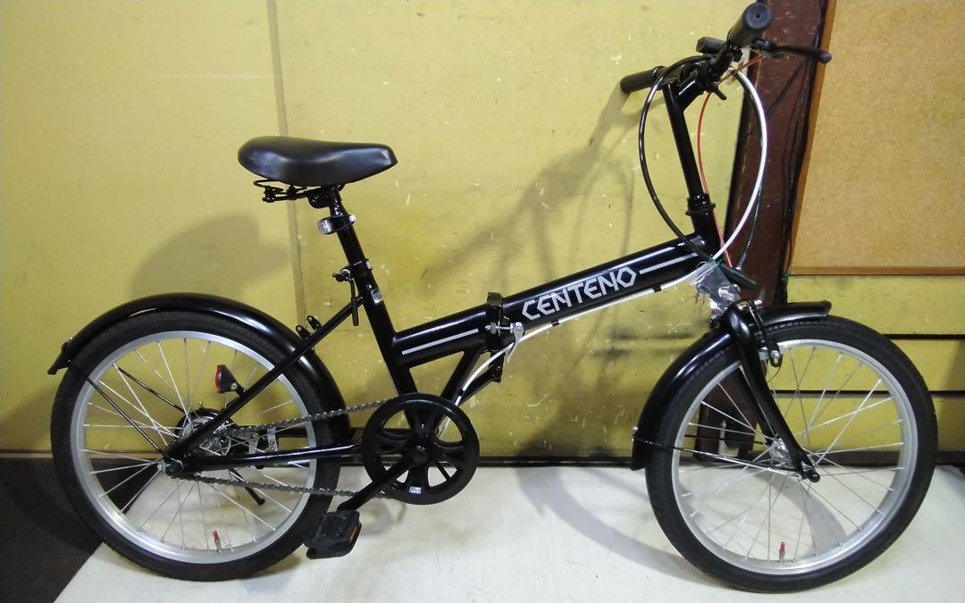 福岡市引取限定/CENTENO 20インチ変速無し 140cm～ 前後タイヤ新品