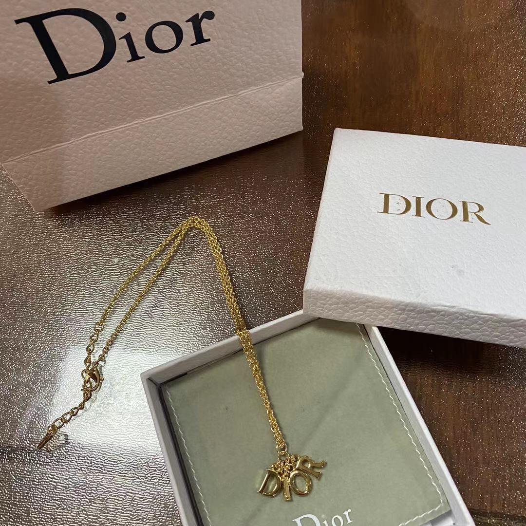 追跡付き発送【Dior】SALE♪DIOR D-Millefiori ネックレス ディオール ネックレス DIOR D-MILLEFIORI NECKLACE メタル