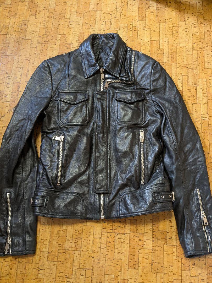 ノーブランドジャンク L字　レザーブルゾン dior homme