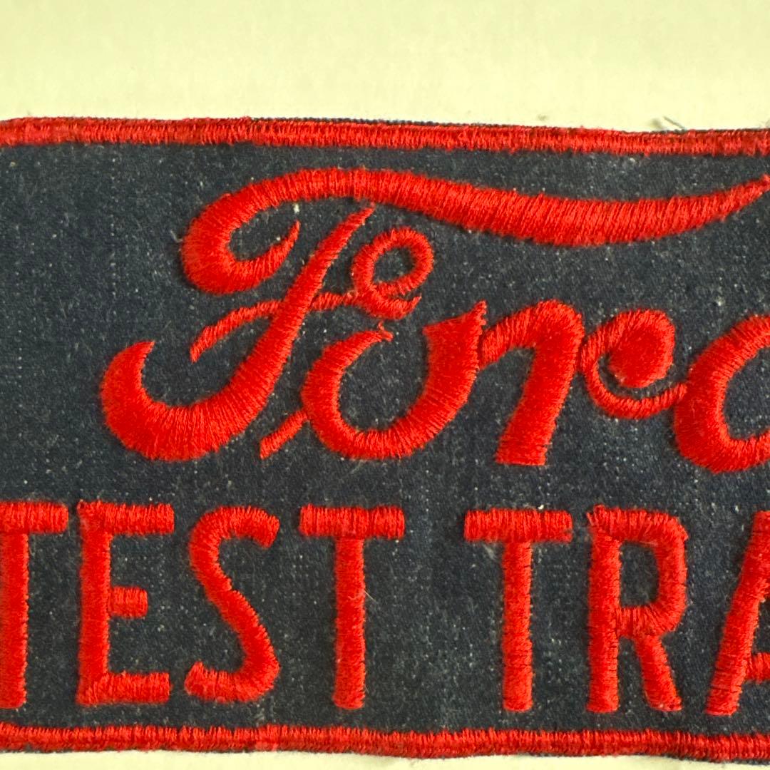 40s 50s Ford TEST TRACK 背中用　ビンテージワッペン