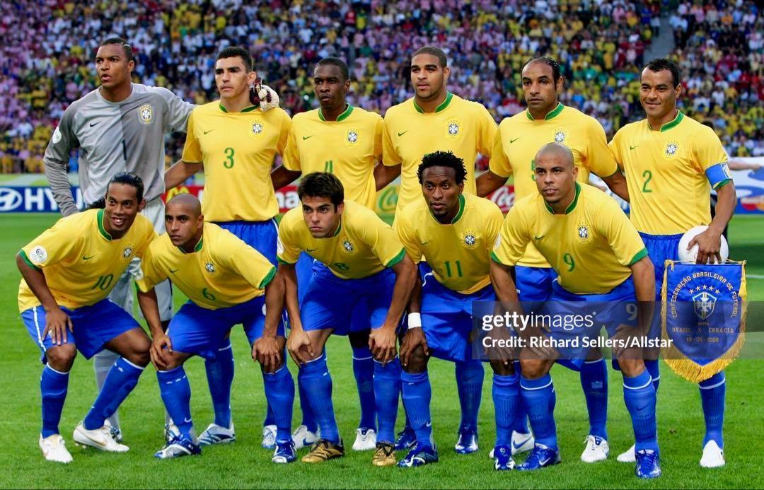 新品/タグ付き】2006ドイツW杯 ブラジル代表♯10ロナウジーニョ