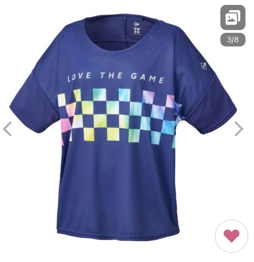 ダンロップ テニスウェア レディス オーバーサイズTシャツ 2枚