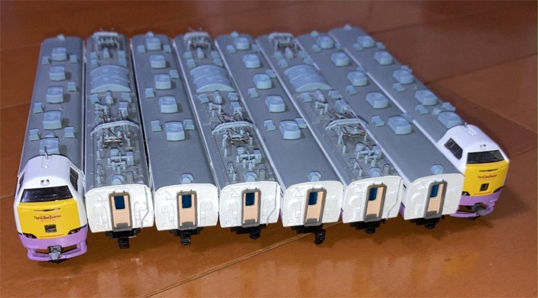 485系3000番台　特急白鳥　マイクロエース。 485系-3000・特急白鳥・改良品 6両セット | マイクロエース