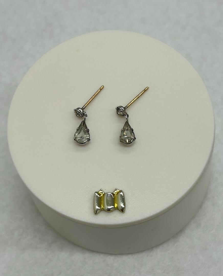 K18 ピアス 2点セット 刻印あり
