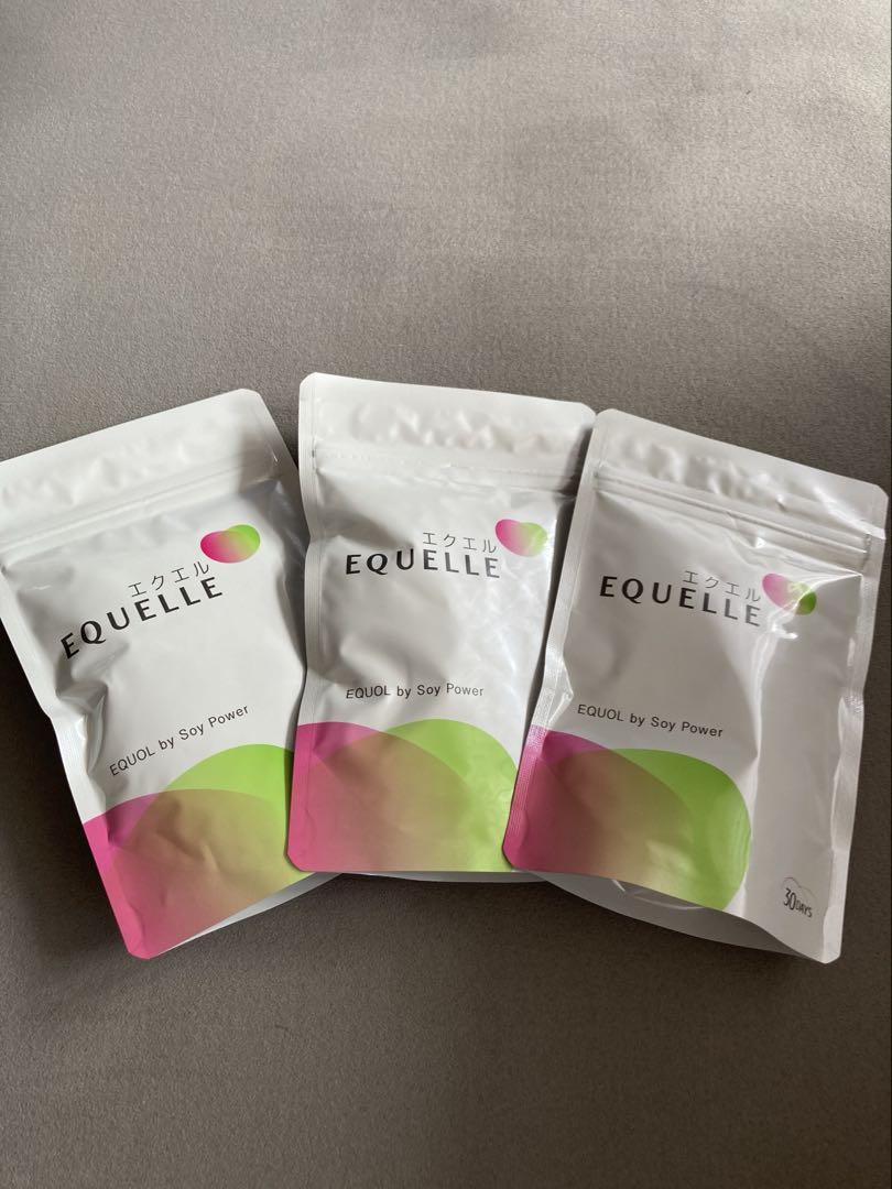 大塚製薬　EQUELLE エクエル パウチ 120粒 30日分×3袋