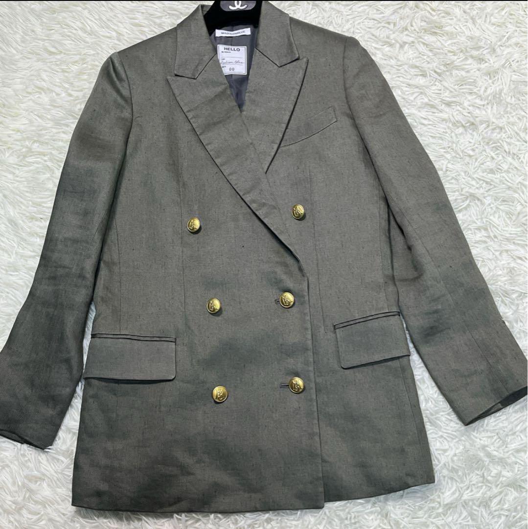 美品】マディソンブルー リネンダブルジャケット 21年モデル 金