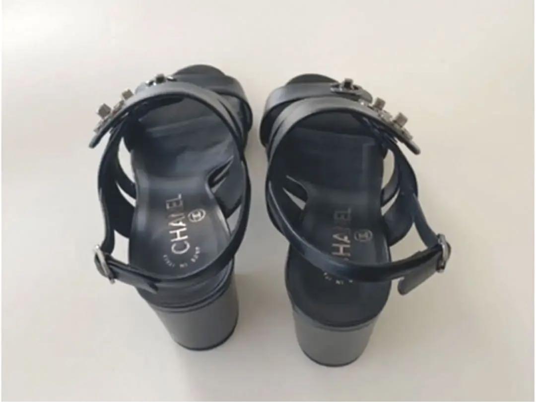 美しいシルエット♪【CHANEL】ハイヒール サンダル シャネルのサンダル 美品